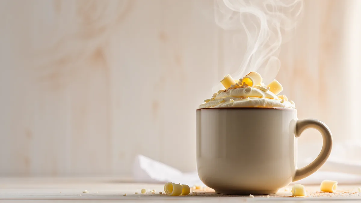 Colheres com especiarias coloridas sobre fundo escuro, canela, cravo e outras especiarias usadas em bebidas de inverno
